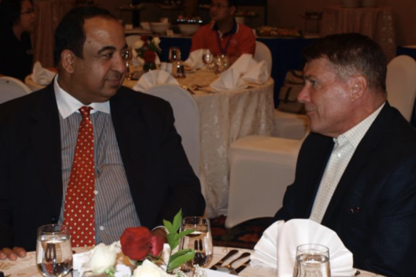 Lamadanie during a lunch meeting with US ambassador to Indonesia Prior to President Obama
visit
