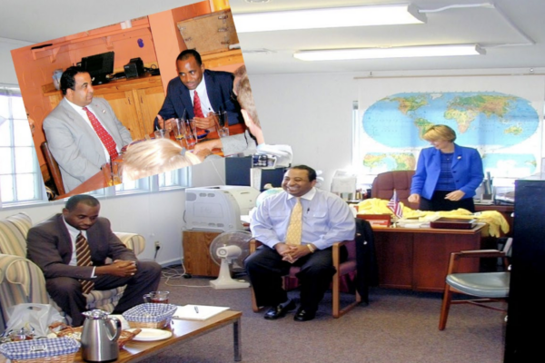 Dominica Prime Misister Meets Mr. Lamadanie